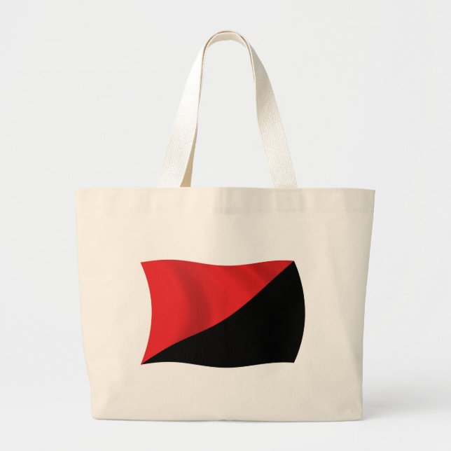 Anarcho-Syndicalism Flag Tote Bag (Front)