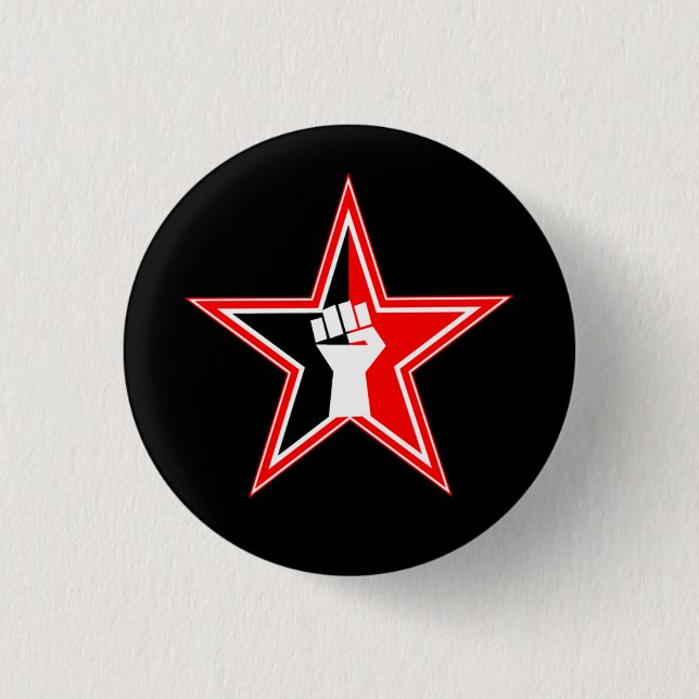 Anarcho-syndicalist Revolutionary Button (Front)