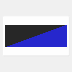 Anarcho-Transhumanist Flag Flipped Sticker