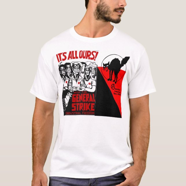 anarchosyndicalism T-Shirt (Front)