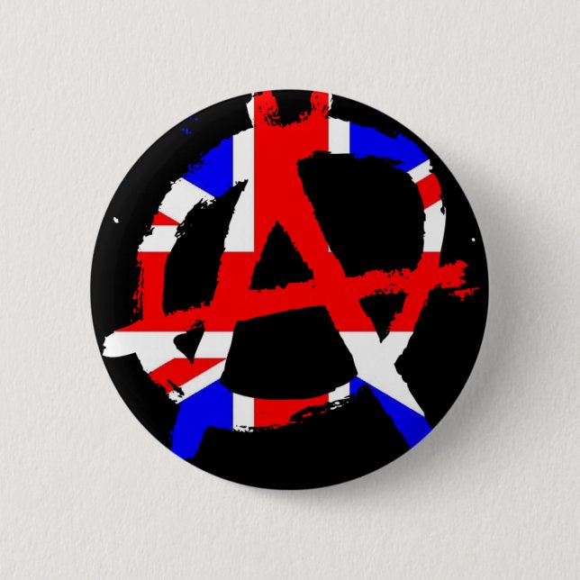 Anarchy #1 2 inch round button (Front)