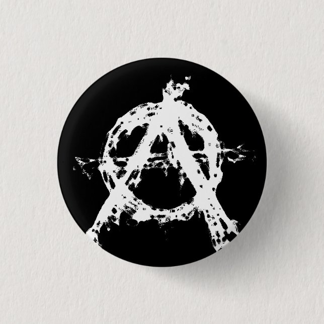 Anarchy 1 Inch Round Button (Front)