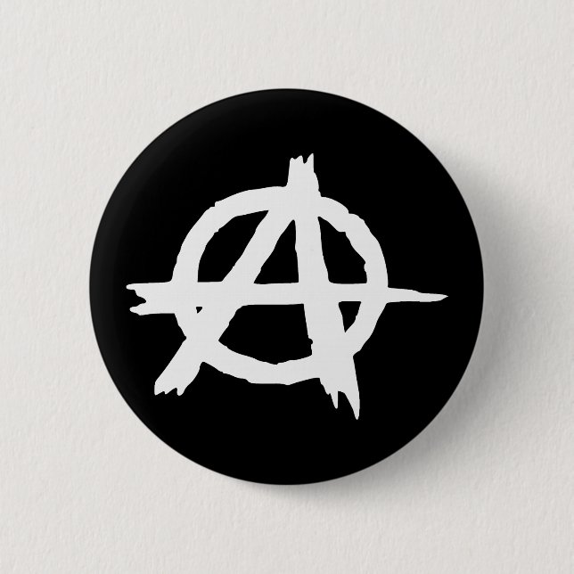 Anarchy 2 Inch Round Button (Front)