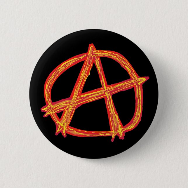 Anarchy 2 Inch Round Button (Front)