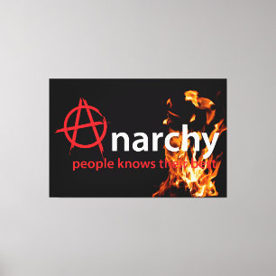 Anarchy Canvas Print