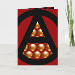 Anarchy Christmas Holiday Card