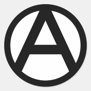 Anarchy Classic Round Sticker