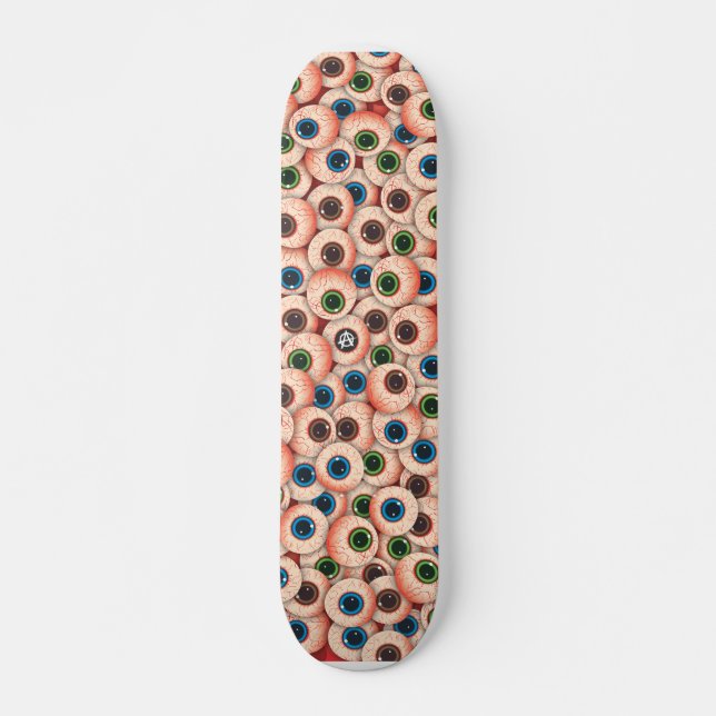 anarchy eyeballs skateboard (Front)