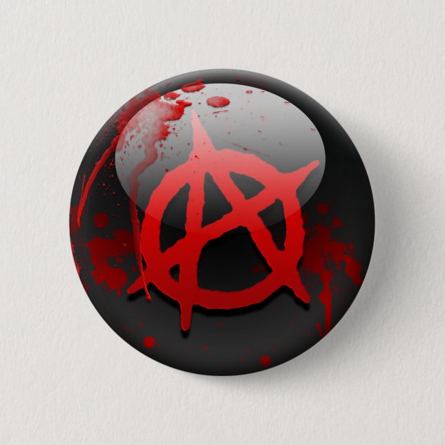 Anarchy Flag 2 Inch Round Button (Front)