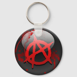 Anarchy Flag Keychain