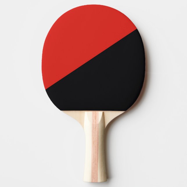 anarchy flag symbol punk communism socialism red b ping pong paddle (Front)