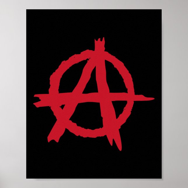 Anarchy Freedom From Rules Protest Anti Government Poster (Front)