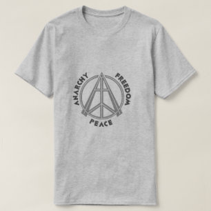 Anarchy & Freedom & Peace Raglan T-Shirt