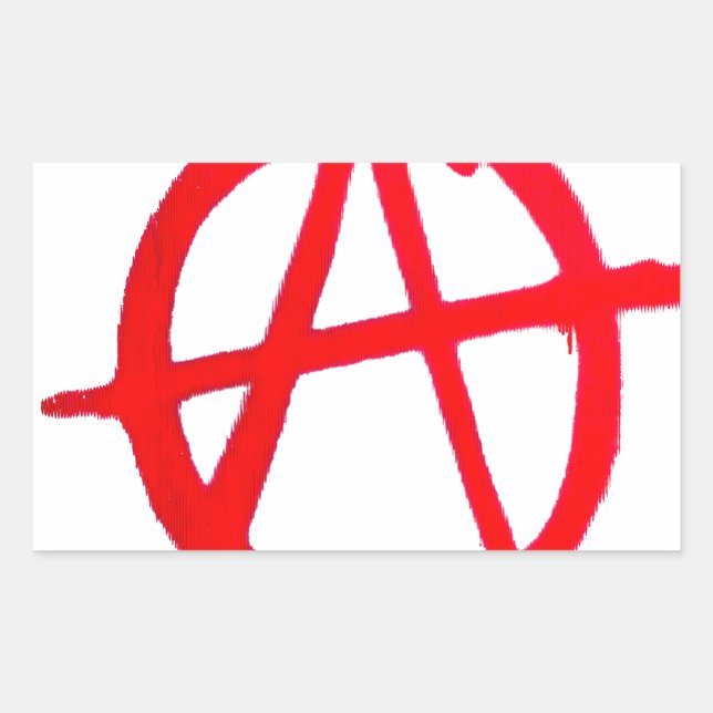 Anarchy Graffiti Sticker (Front)