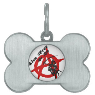 Anarchy Grim Reaper Pet Name Tag