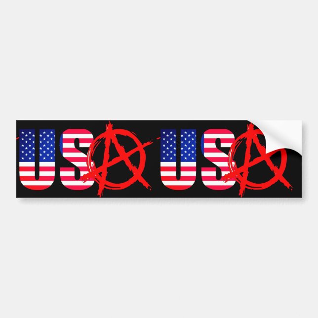 Anarchy in the... USA Bumper Sticker (Front)