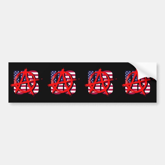 Anarchy in the... USA Bumper Sticker (Front)