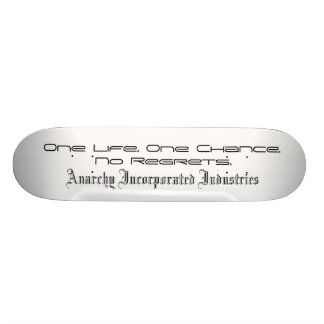 Anarchy Inc - Old School Board Skateboard