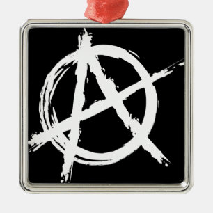 Anarchy Metal Ornament