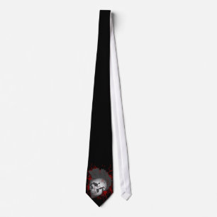 Anarchy Mohawk Skull Tie