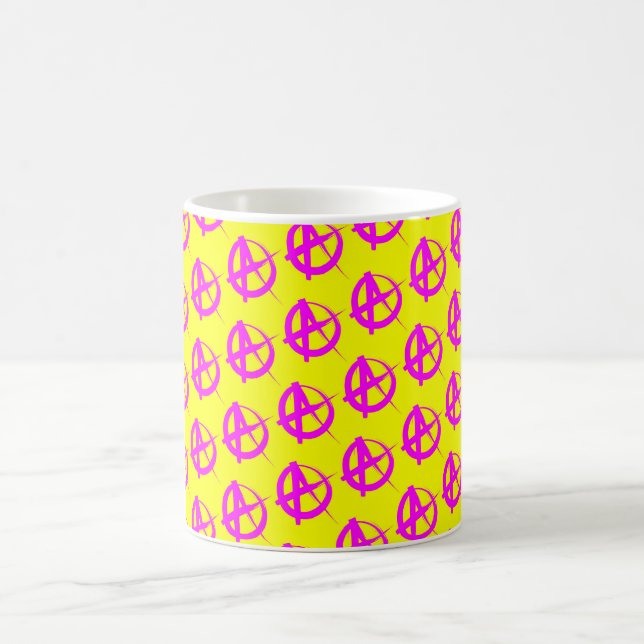 Anarchy Pattern Coffee Mug (Center)