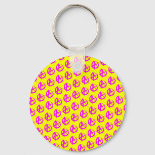 Anarchy Pattern Keychain
