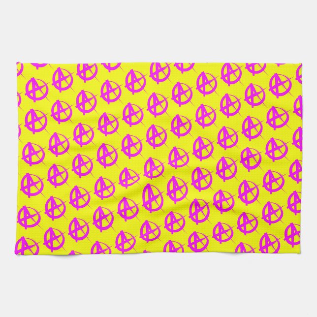 Anarchy Pattern Kitchen Towel (Horizontal)