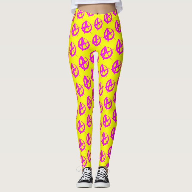 Anarchy Pattern Leggings (Front)