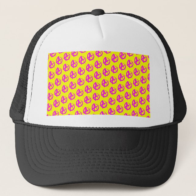 Anarchy Pattern Trucker Hat (Front)