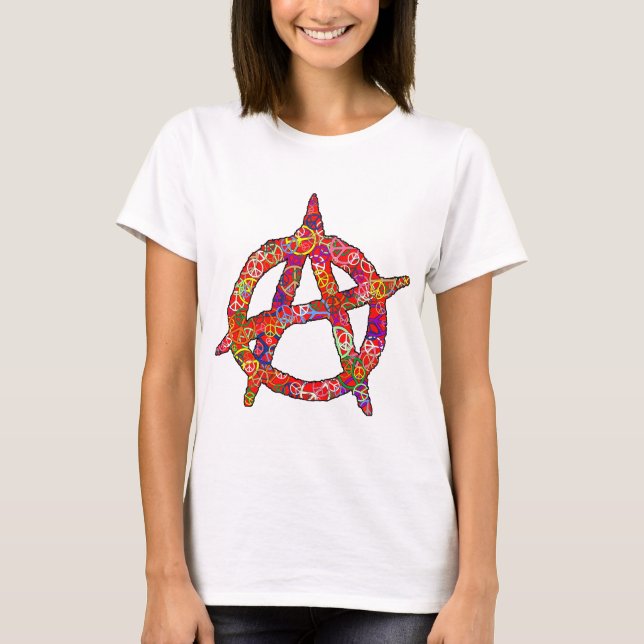 Anarchy Peace Plain T-Shirt (Front)