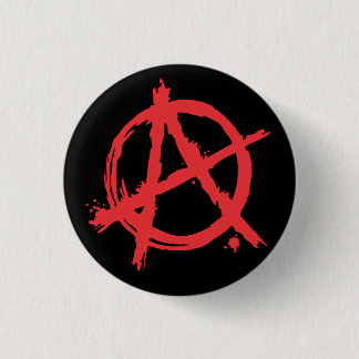 Anarchy Symbol 1 Inch Round Button
