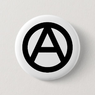 Anarchy Symbol 2 Inch Round Button