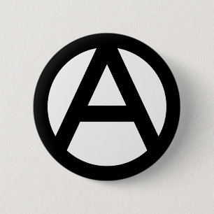 Anarchy Symbol 2 Inch Round Button