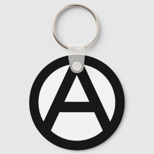 Anarchy Symbol Keychain