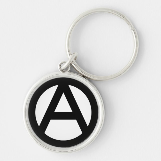 Anarchy Symbol Keychain (Front)