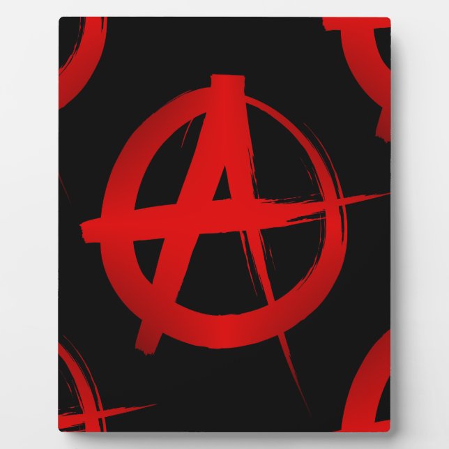 Anarchy symbol plaque (Front)