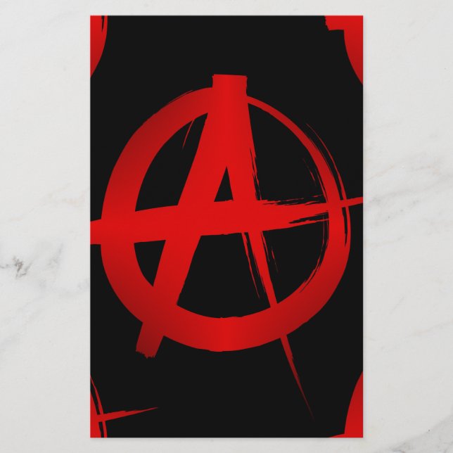 Anarchy symbol stationery (Front)