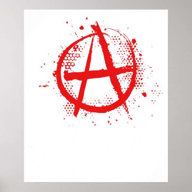 anarchy-symbol vintage poster (Front)