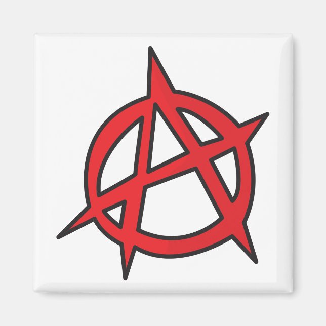 Anarchy Symbole Magnet (Front)