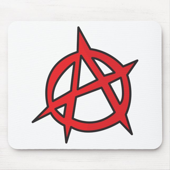 Anarchy Symbole Mouse Pad (Front)