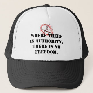 anarchy trucker hat