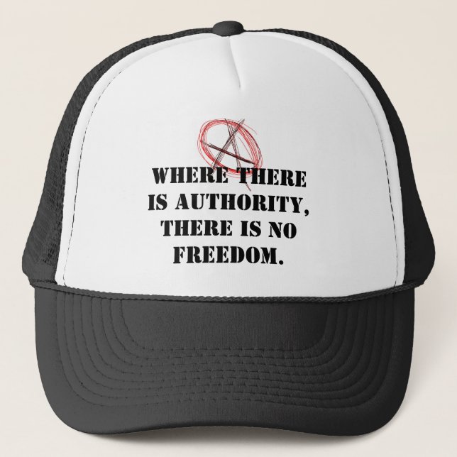 anarchy trucker hat (Front)