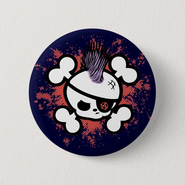 Anarkid 2 Inch Round Button (Front)