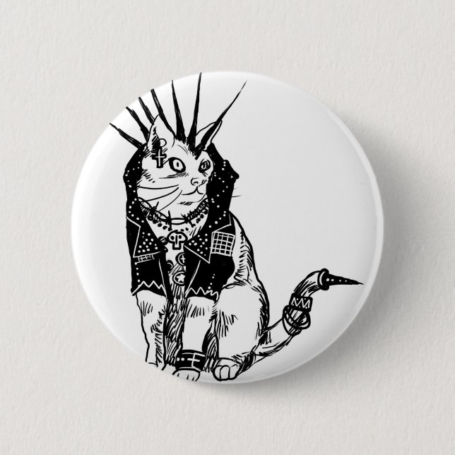 Anarkitty in the UK 2 Inch Round Button (Front)
