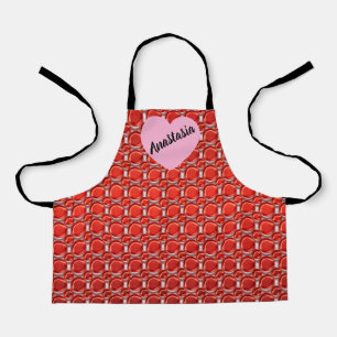 Anastasia apron with decorative patern