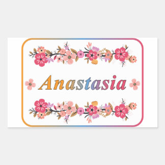 Anastasia Name Sticker
