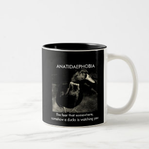 ANATIDAEPHOBIA Two-Tone COFFEE MUG