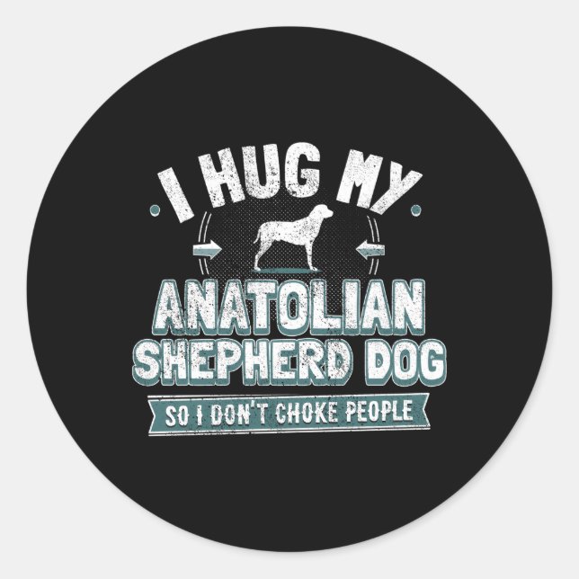 Anatolian Shepherd Classic Round Sticker (Front)