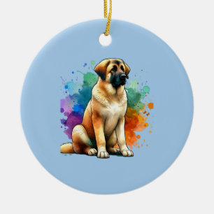 Anatolian Shepherd Dog Ceramic Ornament