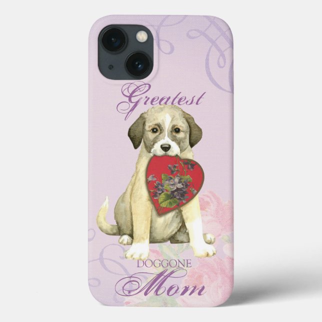 Anatolian Shepherd Dog Heart Mom Case-Mate iPhone Case (Back)